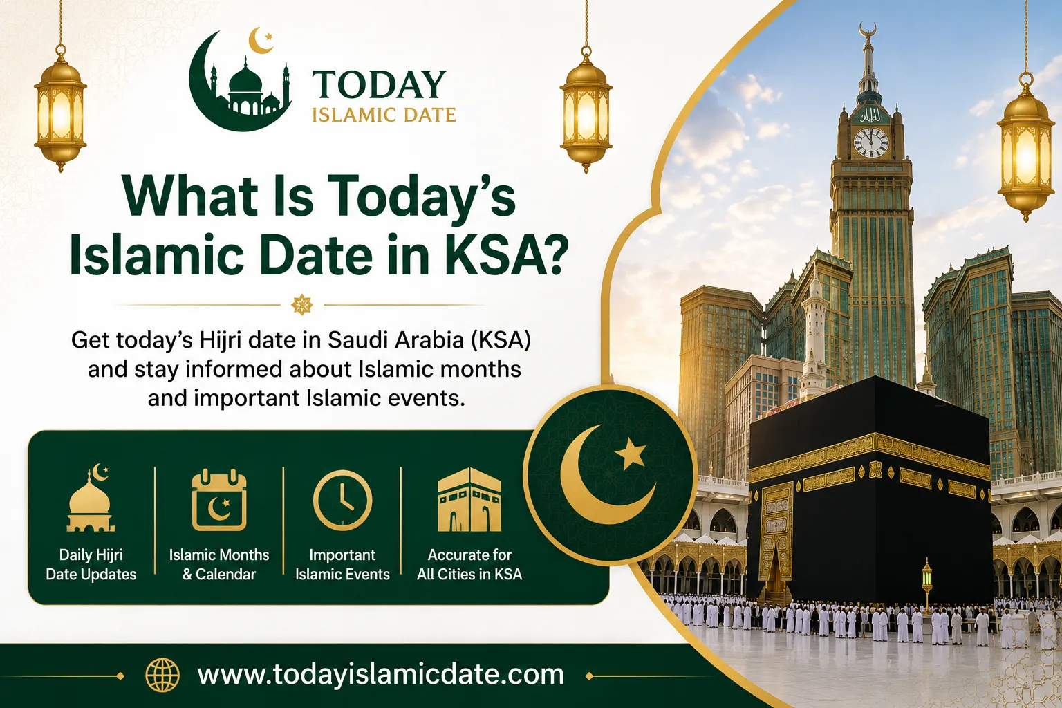 Today's Islamic Date in Saudi Arabia (KSA)