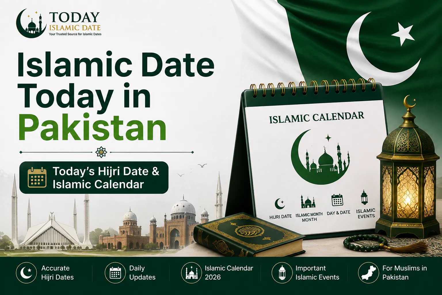 Today Islamic Date in Pakistan