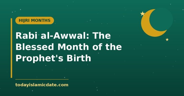 Rabi al-Awwal: The Blessed Month of the Prophet’s Birth