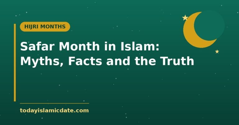 Safar Month in Islam: Myths, Facts and the Truth